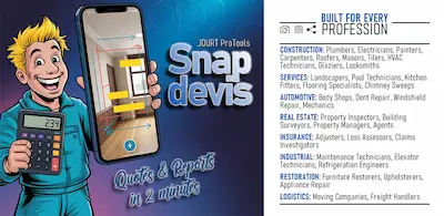 SnapDevis — Quick and Easy Job Estimates - Quick and easy job estimates — your entire business in your pocket