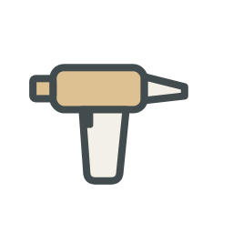 Pistolet a colle