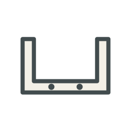 Rail metallique