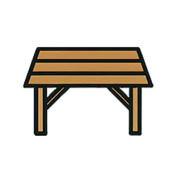 Table brut