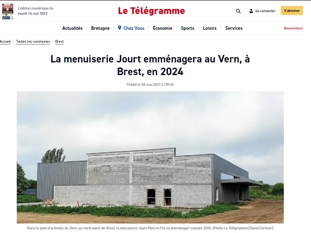 Construction en coursNous sommes ravis de vous ann